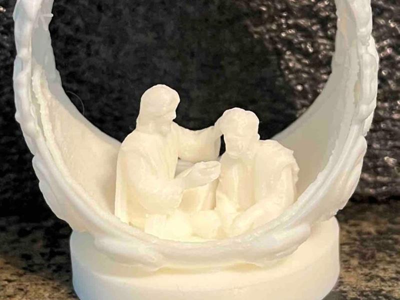 Jesus Heals The Blind Man Egg