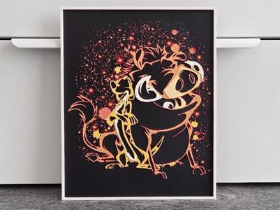 Disney Timon Pumbaa Hueforge