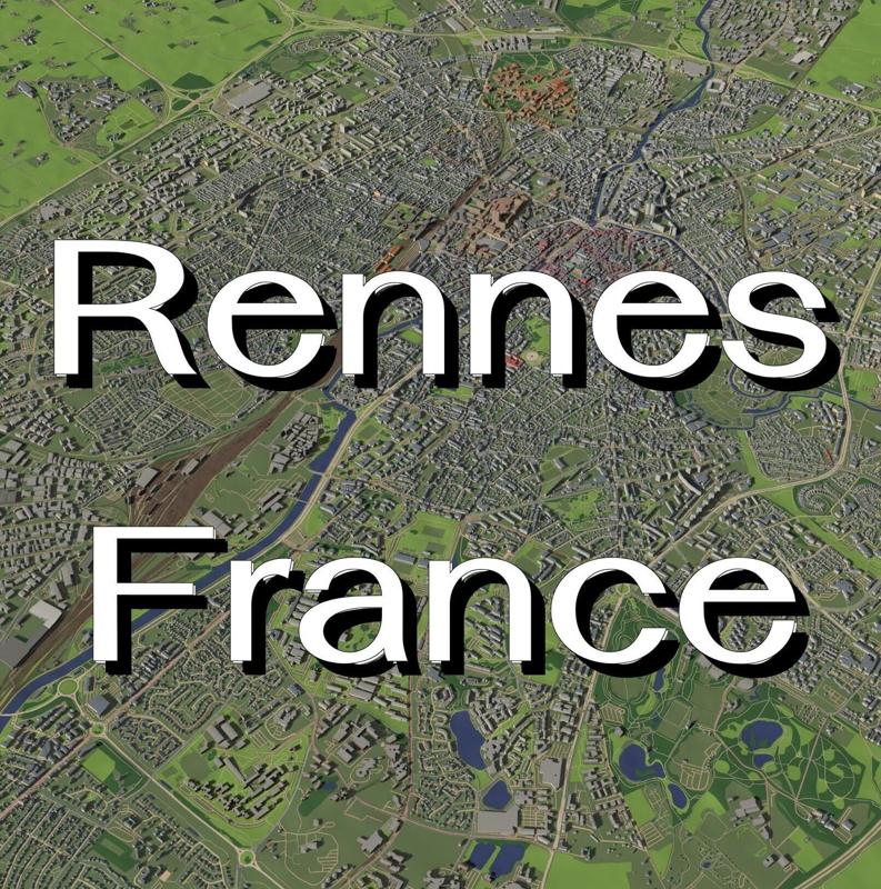 Rennes France - city and urban