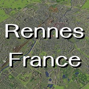 Rennes France - city and urban