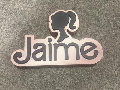 Jaime barbie name