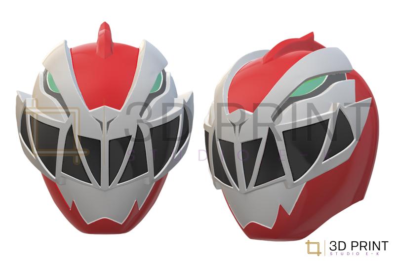 Power Rangers Dino Fury Red Ranger helmet