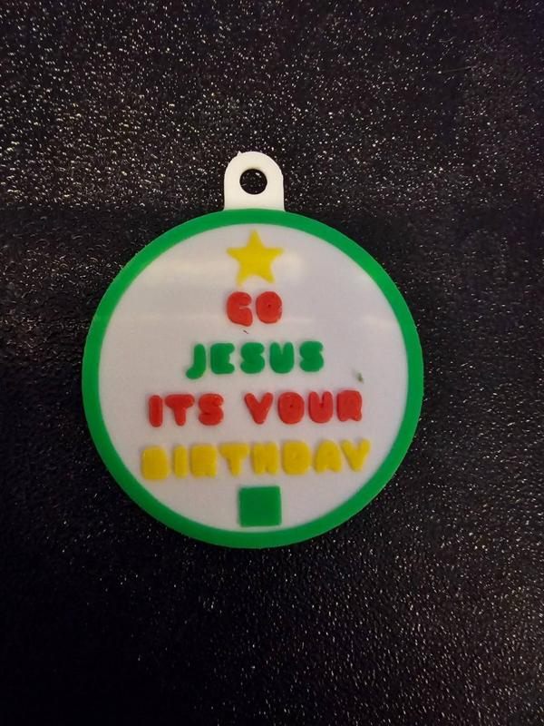 Go Jesus, It's Your Birthday Keychain