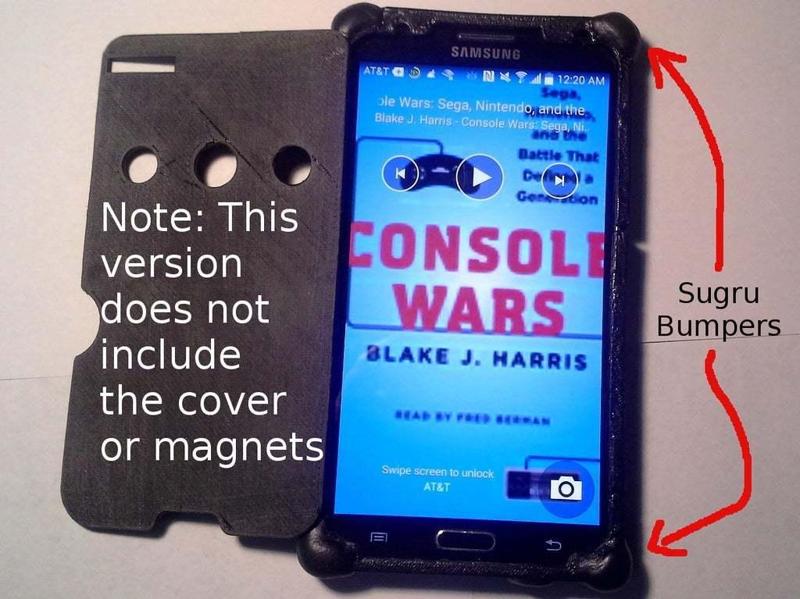 Samsung Galaxy Note 3 Case w/ Sugru Bumpers