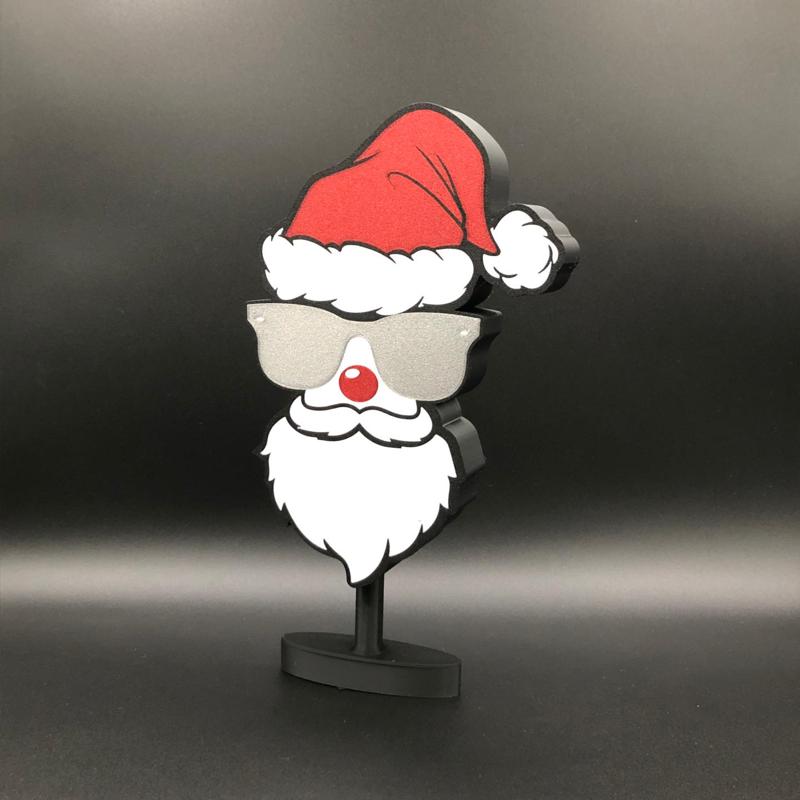 Santa Claus Lightbox Led Lamp