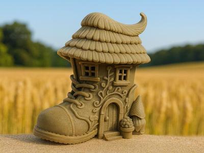 Fairytale House in a Magic Boot 