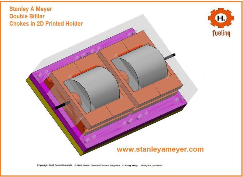 PRINT ME Stanley Meyer Stan Double Coil holder Choke 8xa 9xa