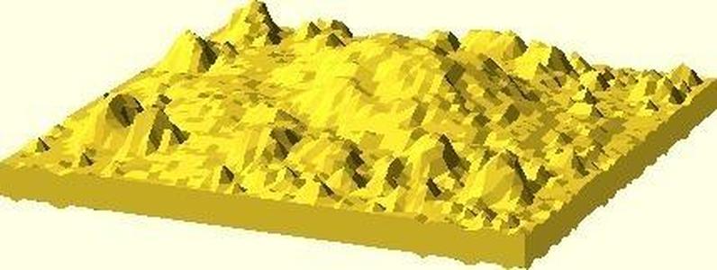 OpenScad Height Maps v0.5