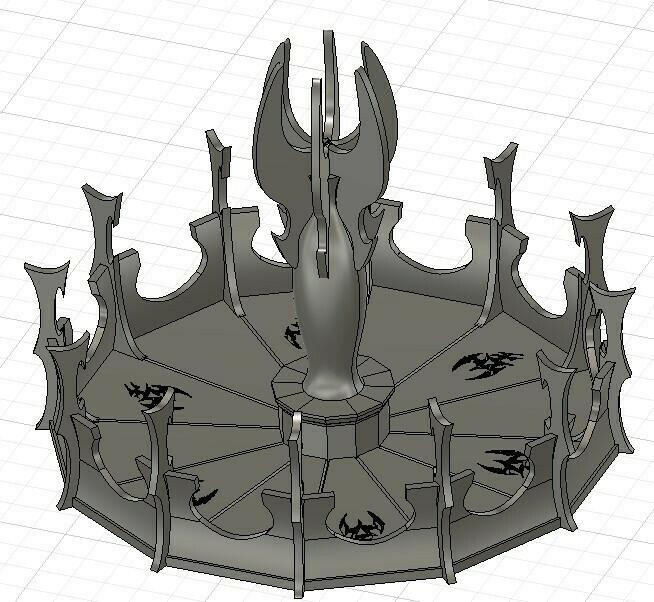 Dark elves fountain