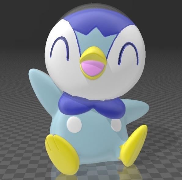 Suporte Alexa Echo Dot 4a e 5a Geração Piplup Happy Pokemon