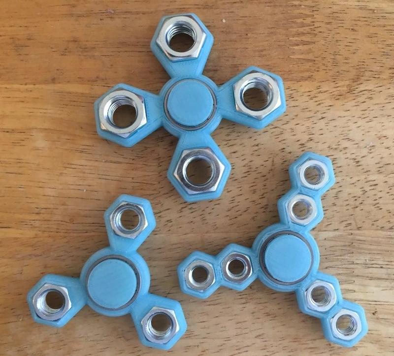 What-the-Hex (pick-a-weight) Fidget Spinner