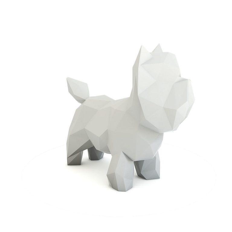 Yorkshire Dog Geometric