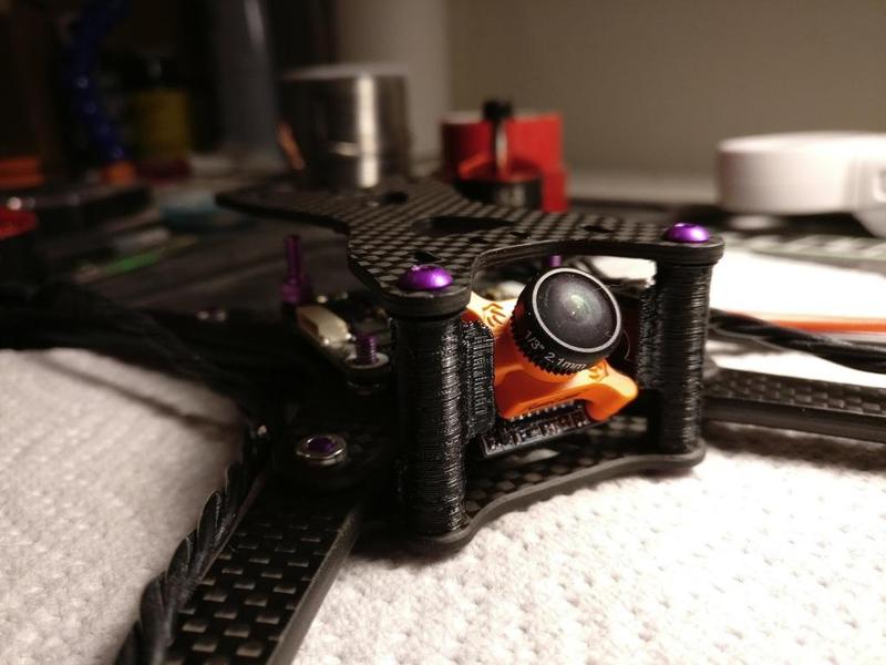 FPVDirect SonicX Camera Mount (for 25mm Standoffs & 19mm cameras)