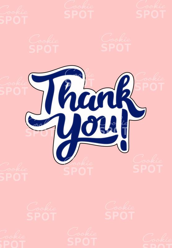 Thank You Cookie Cutter