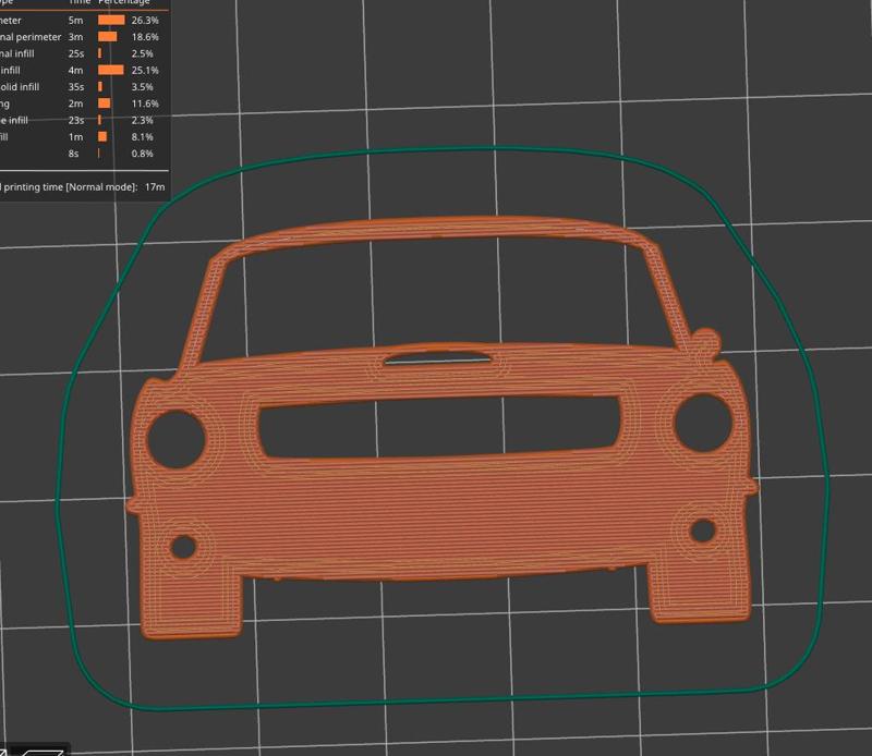 Ford Shelby Mustang GT350 GT500 key silhouette