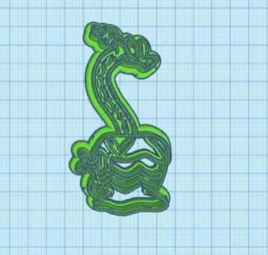 Pokemon: Hydrapple Cookie Cutter