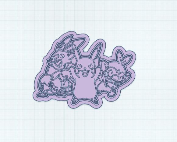 Pokemon: Gen 8 Starters Cookie Cutter