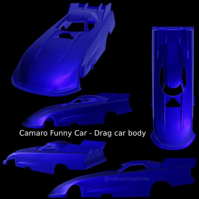 Camaro Funny Car - Drag car body