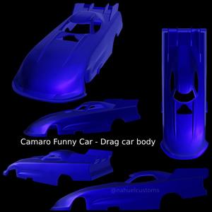 Camaro Funny Car - Drag car body