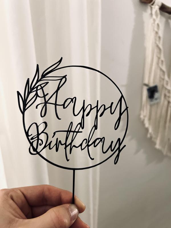 Cakes / Cake Topper - Happy Birthday