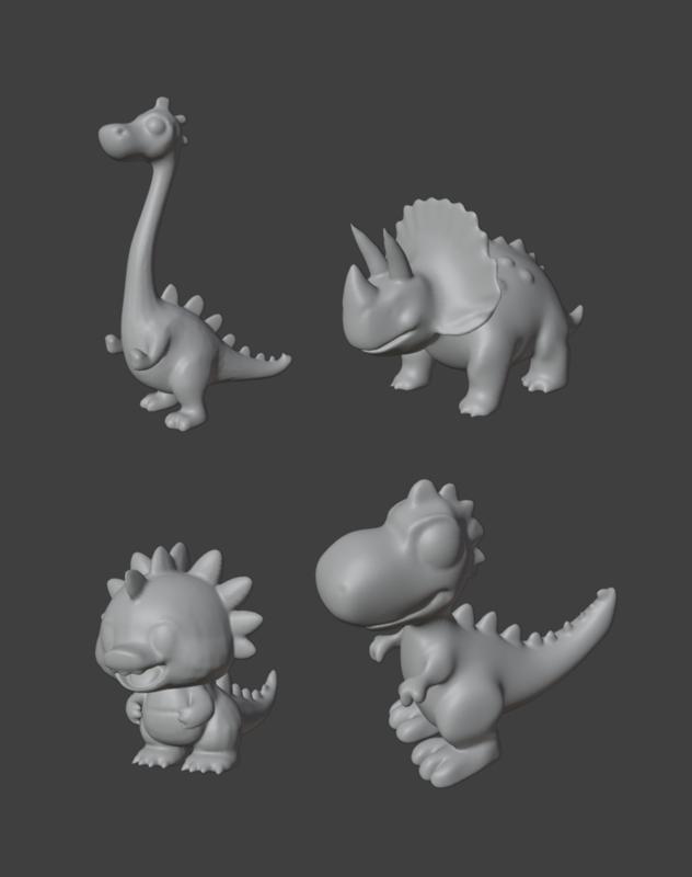 Les Dino-Copains: A Collection of Adorable Prehistoric Toys