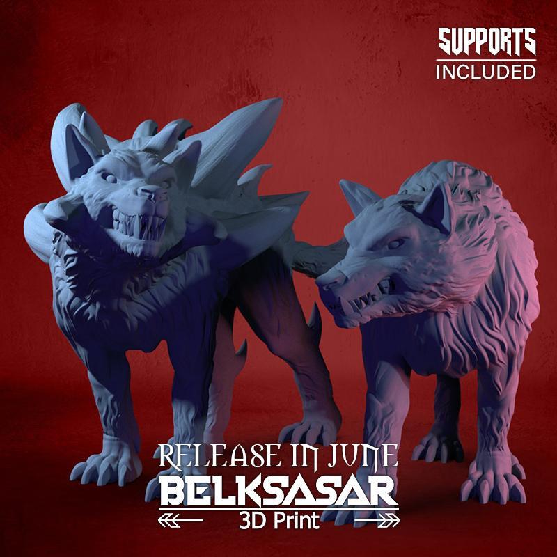Leshannas's Wolfs 3D print model