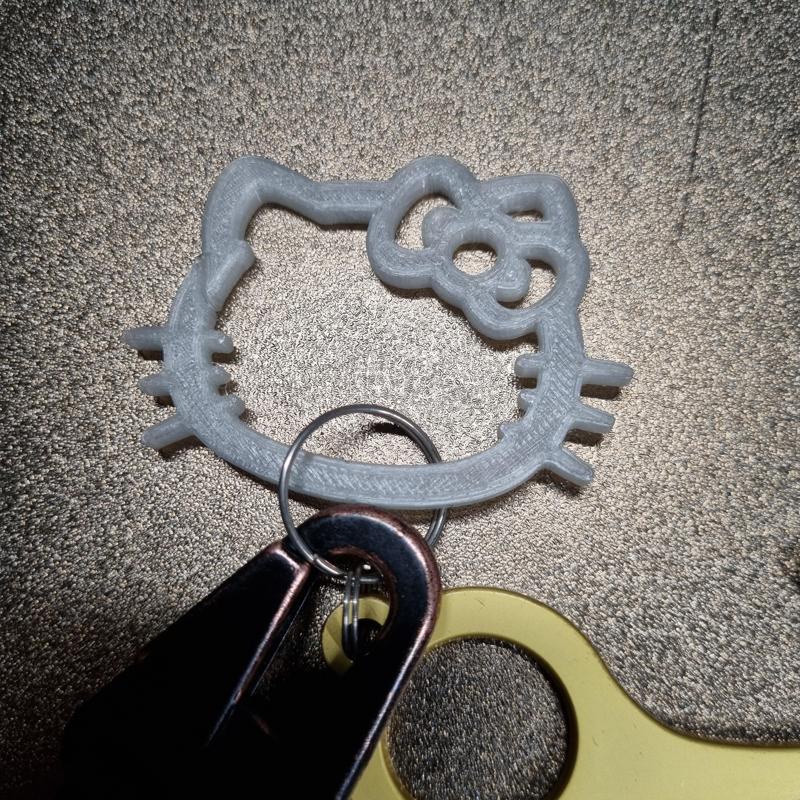 KEY CLIP CARABINER KITTY
