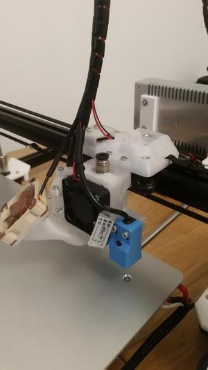 X carriage with microswitch