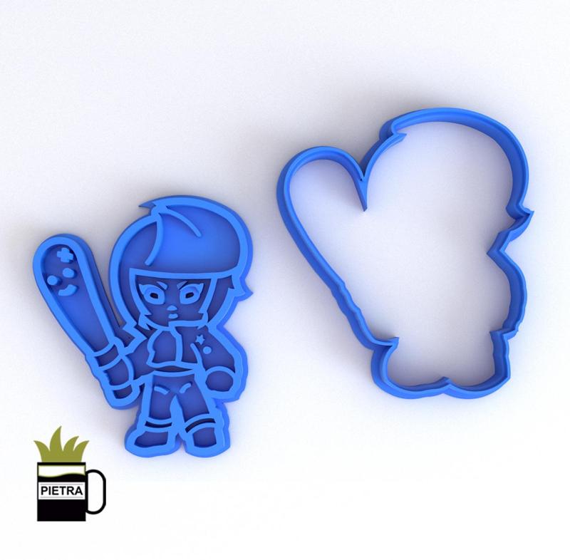 BRAWL STAR CUTTING MOULD FOR FONDANT COOKIE CUTTERS