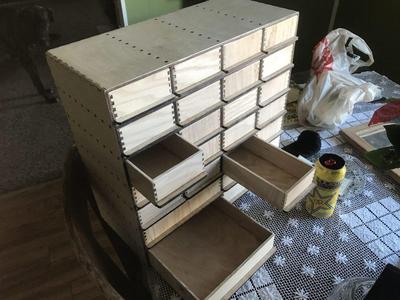 Laser Cut Parametric Organizer