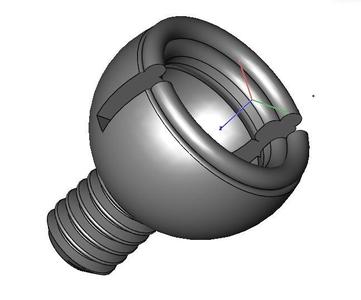 Canopy Pin rear SOXOS Heli Professional