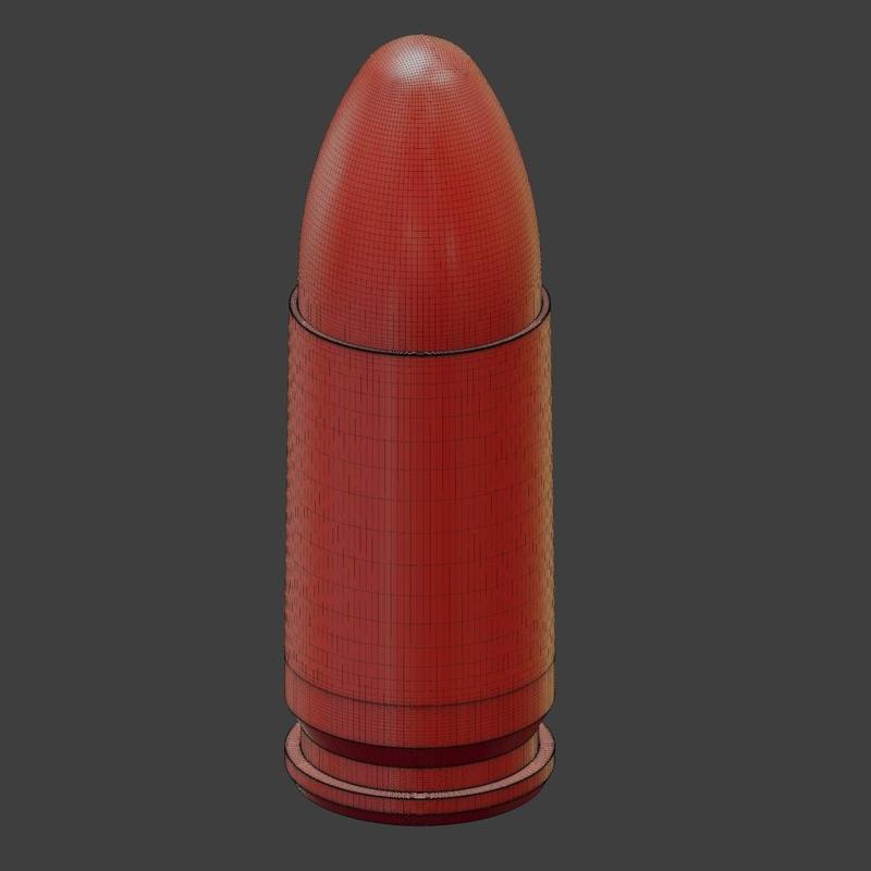 9x19mm Parabellum Cartridge - Lite