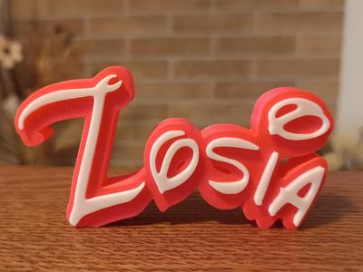 Zosia Disney Name Sign Decorated Room child Birth