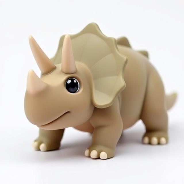 Mini Horned Dino – 3D Model of an Adorable Prehistoric Friend