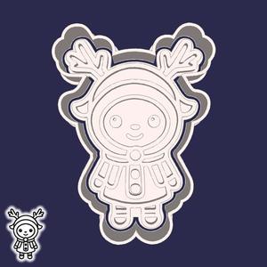 Christmas | New Year cookie cutters - cute kid (style 3)