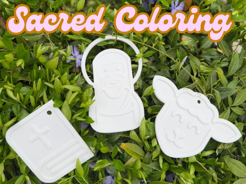 Sacred Moments: A Holy Themed Coloring Set