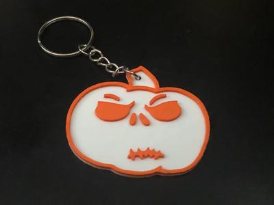 Jack-o-keychain - Cranky Scowl