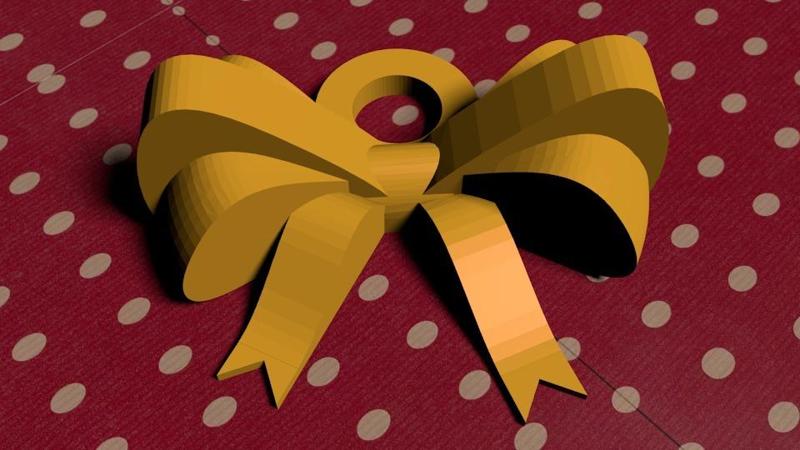 GIFT BOW ORNAMENT