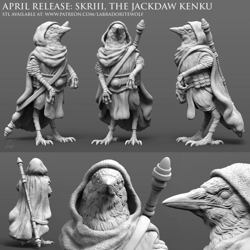 Skriii, the Jackdaw Kenku