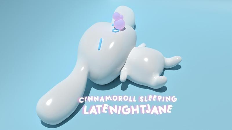 Cinnamoroll sleeping