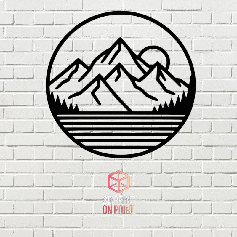 MOUNTAIN LANDSCAPE | 2D WALL ART #2