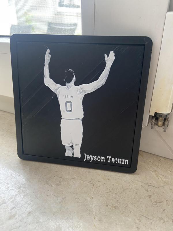 Jayson Tatum picture with frame
