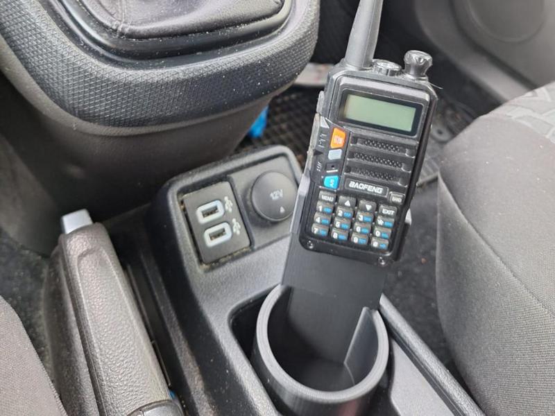 Baofeng UV-9R Car Mount (Cup Holder)
