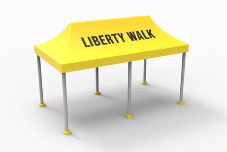 Paddock Service Tent Set Liberty Walk - Diorama 1/64