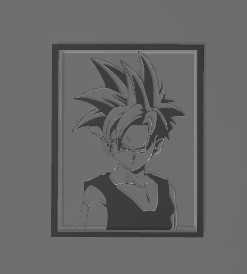 Gohan Wallart Decoration Dragon ball z
