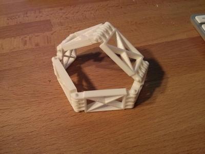 Print-In-Place Parameterized Sarrus Linkage