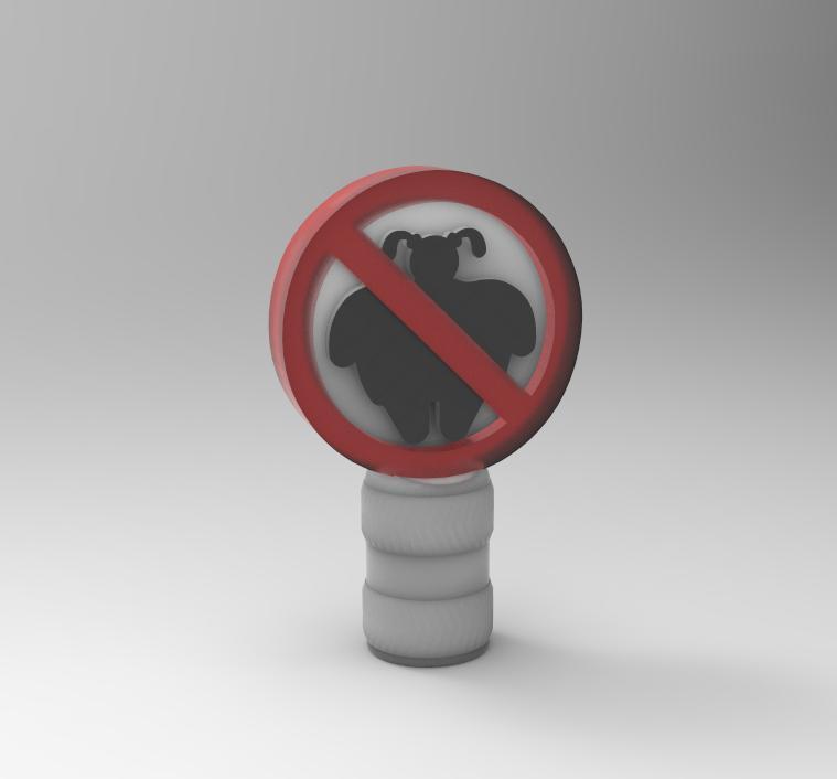 Valve cap No fat people allowed /Fat people allowed no subo gordas