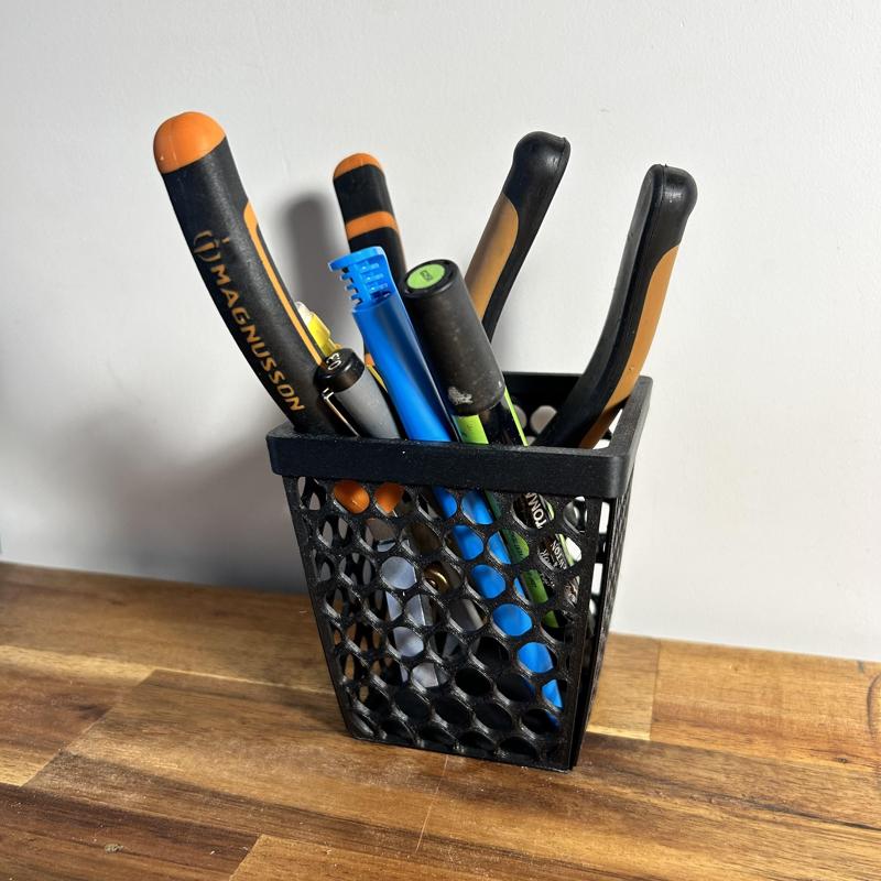 fast and economic foldable pencil case, pot à crayon pliant rapide et economique