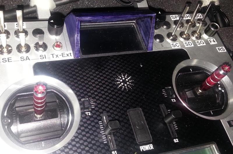 Parasol display FrSky Taranis X9E