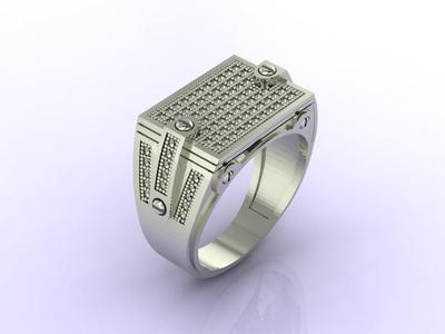 Gents Ring - Mens Ring STL READY FILES  Jewelry Rings For Men